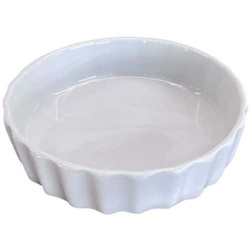 Moule tartelette porcelaine - 12cm - Blanc - Girard