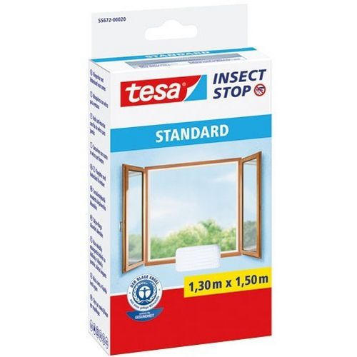 Moustiquaire Standard pour fenêtres 1,30mx1,50m - Tesa