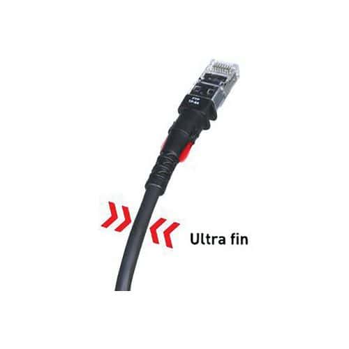 Cordon réseau RJ45 CAT 6A U FTP LSOH fin - Patchsee