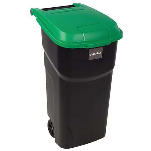 Conteneur avec couvercle vert 100L – Manutan Expert