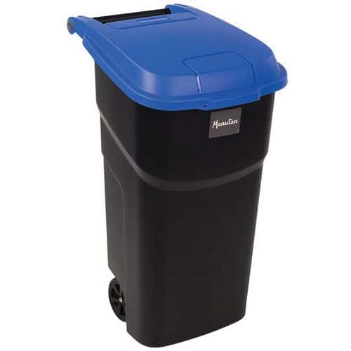 Conteneur avec couvercle bleu 100L – Manutan Expert