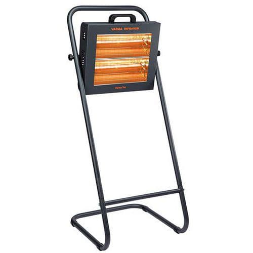 Chauffage infrarouge FIRE - 3000W double lampe avec support