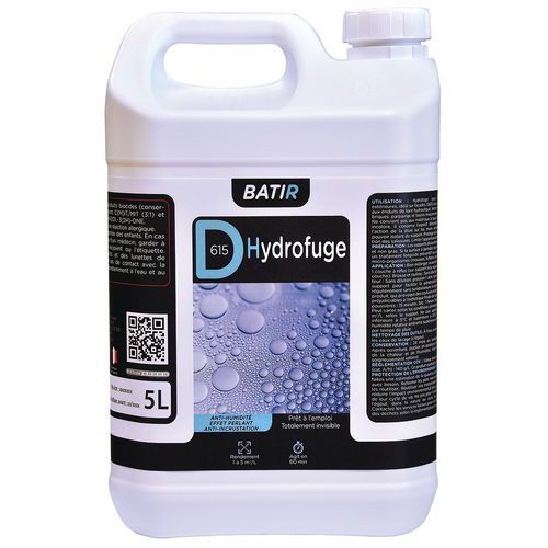 Traitement hydrofuge pour façade - D615 - Batir