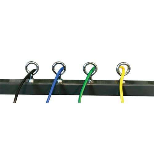 Option guide-câbles pour rayonnage couronnes et bobines Bobi-rack - Cable Equipements