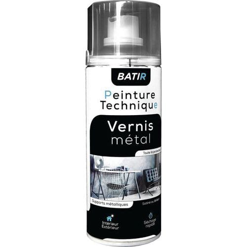 Aérosol vernis métal brillant - 400mL - Batir