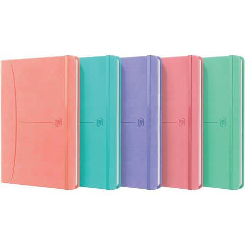 Cahier oxford-signature A5 160p 90g Q5 - Couleur pastel -  Oxford