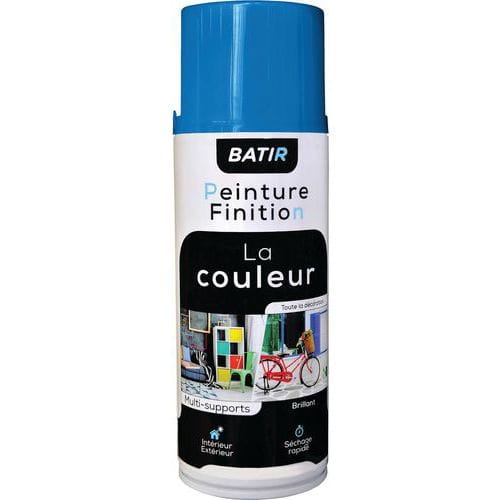 Peinture en aérosol effet brillant - 400 ml - Batir