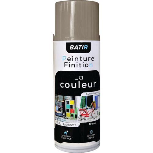 Peinture en aérosol effet brillant - 400 ml - Batir