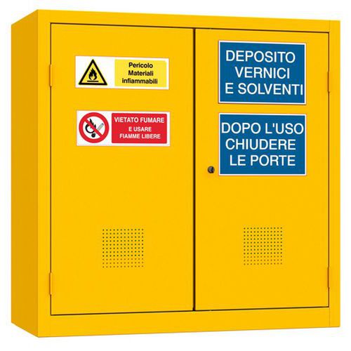 Armoire pour produits phytosanitaires - Jaune - Armet