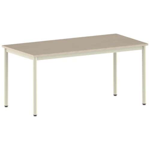 Table Carélie rectangulaire 160 x 80 cm fixe 4 pieds stratifié