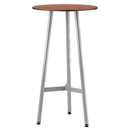 Mange-debout Ella rond Ø 60 cm hauteur 110 cm stratifié CDF Mobidecor