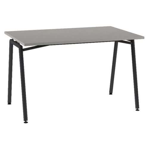 Table Ella rectangulaire T6 fixe 4 pieds stratifié ABS Mobidecor