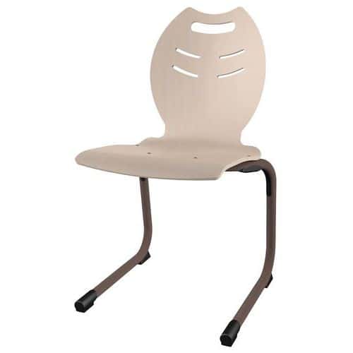 Chaise Sofia AST coque Anory bois naturel ou teinté Mobidecor