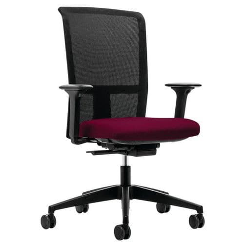 Siège de bureau synchrone automatique LX252 accoudoirs 4D - Interstuhl