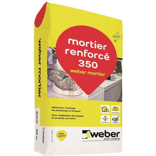 Mortier pour maçonnerie courante - 25 kg - Weber