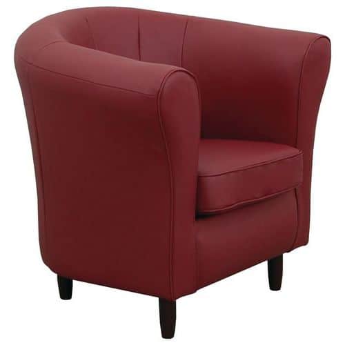 Fauteuil accueil Marta enduit PVC MMP