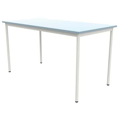 Table 4 pieds droits 80 x 80 cm stratifié ABS