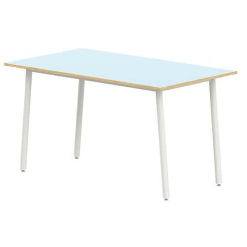 Table 4 pieds inclinés 160 x 80 cm stratifié ABS