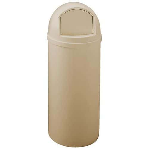 Poubelle marshall Dome - 57L - Beige - Rubbermaid