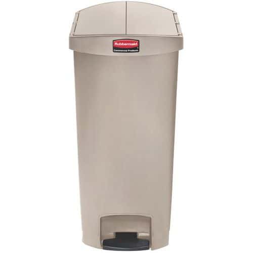 Poubelle en plastique STEP ON - 68L - Beige - Rubbermaid