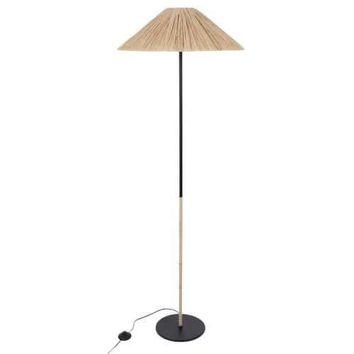 Lampadaire métal Corep PLAYA H160 cm naturel