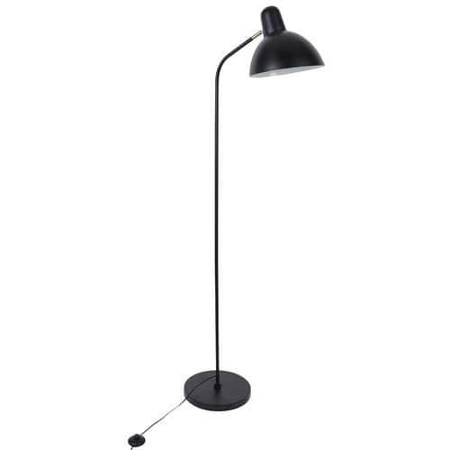 Lampadaire métal Corep MARCEL H163cm noir mat/laiton