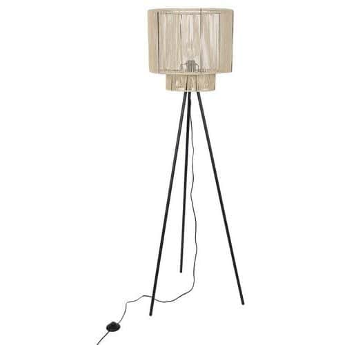 Lampadaire métal Corep CANCUN H150cm naturel