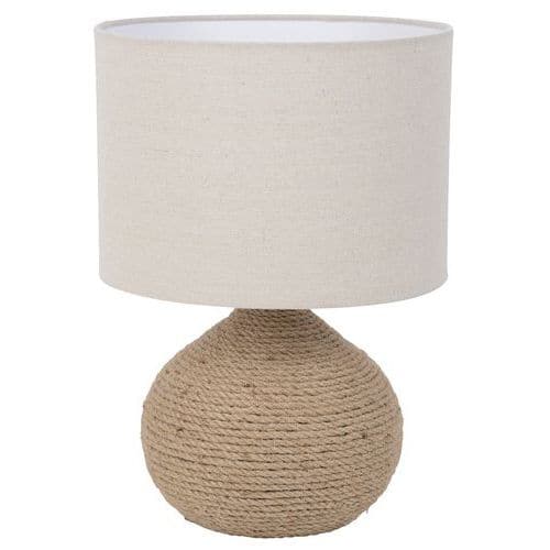 Lampe céramique naturel Corep HACIENDA H40 cm naturel