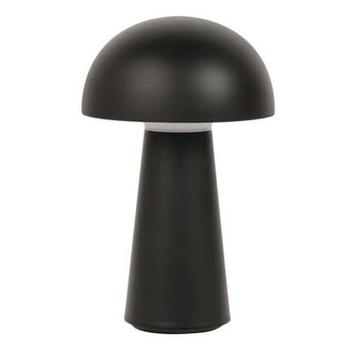 Lampe métal Corep MUSHROOM H22cm noir