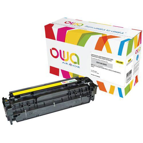 Toner reconditionné HP 305A Yellow - OWA