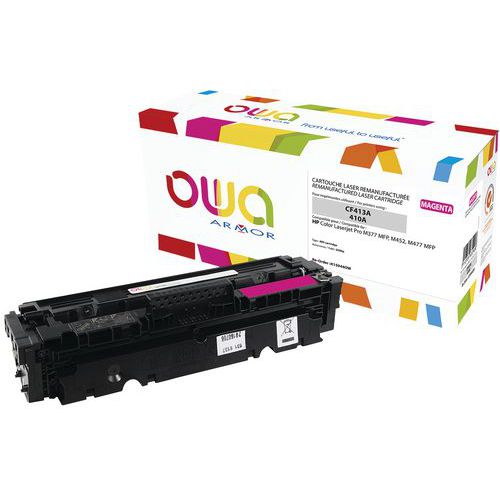 Toner reconditionné HP CF413A Magenta - OWA