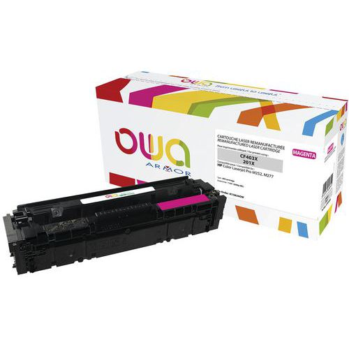 Toner reconditionné HP 201X Magenta - OWA