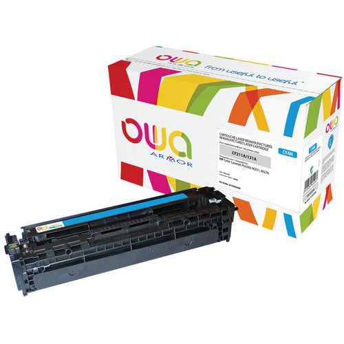 Toner reconditionné HP 131A Cyan - OWA