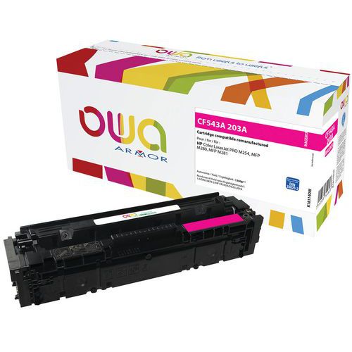 Toner reconditionné HP 203A Magenta - OWA