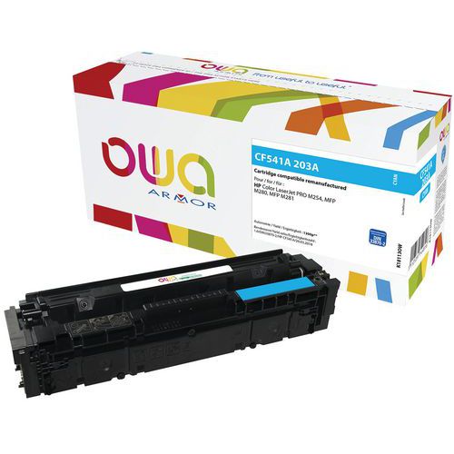 Toner reconditionné HP 203A Cyan - OWA