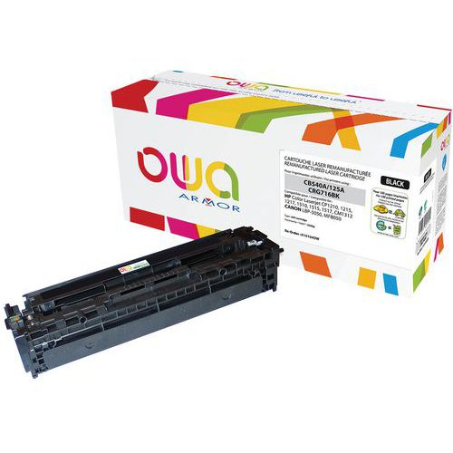 Toner reconditionné HP 125A Black - OWA