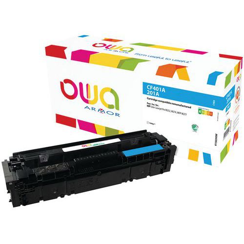 Toner reconditionné HP 201A Cyan - OWA