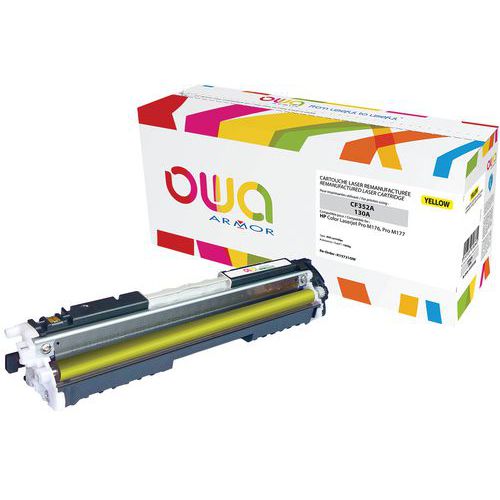 Toner reconditionné HP 130A Yellow - OWA