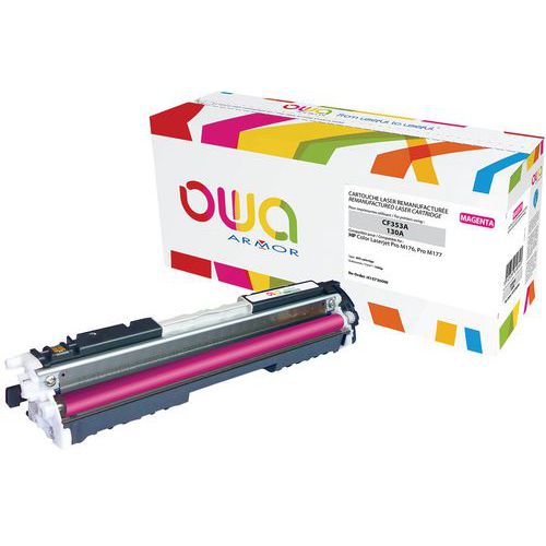 Toner reconditionné HP 130A Magenta - OWA