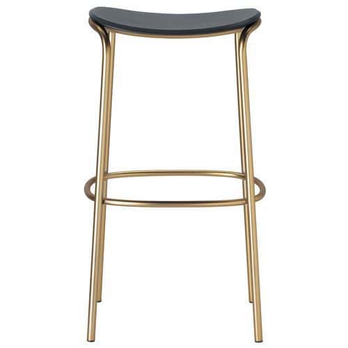 Tabouret Trick hauteur 65 et 75 cm assise bois S-CAB