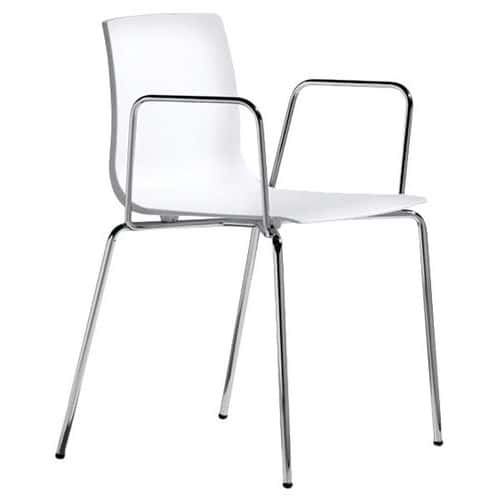 Chaises Alice avec accoudoirs lot de 2 S-CAB