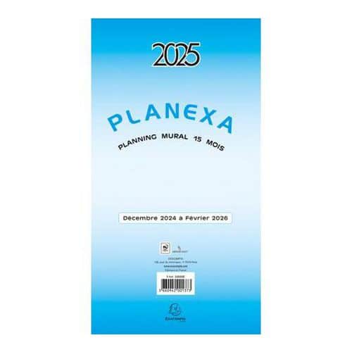 Planexa 5 volets - 18x33cm - Exacompta