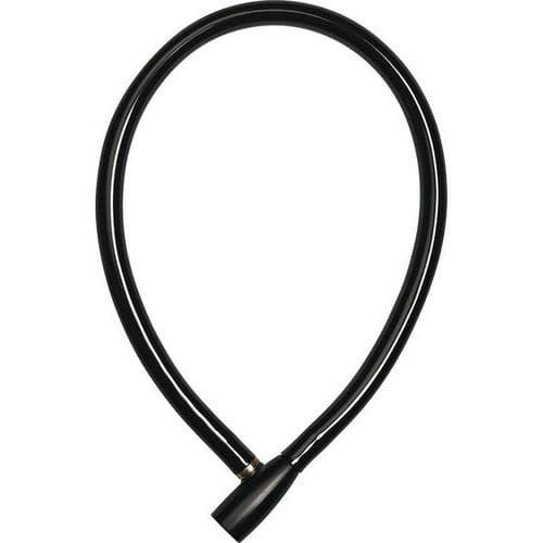 Câble antivol noir à clé 3406K/55 BK - Abus