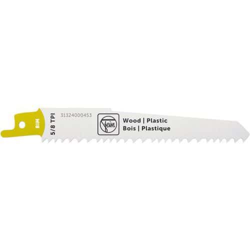 Lame de scie sabre bois et plastique BIM 130 T5/8 WP - FEIN