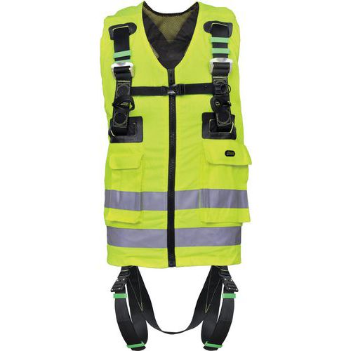 Harnais antichute avec gilet Reflex haute visibilité - Kratos Safety