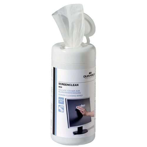 Boîte distributrice de 100 lingettes SCREENCLEAN BOX - Durable