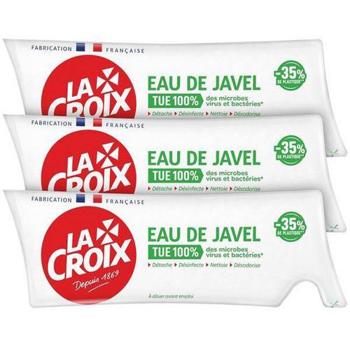 Eau de javel tripack dose original - Lacroix