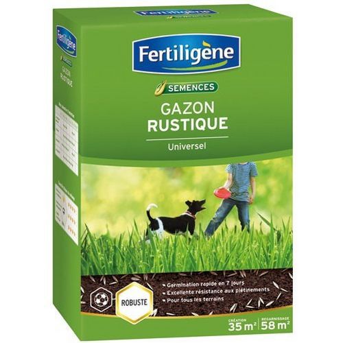 Gazon rustique universel - 35m - 875g - Fertiligene