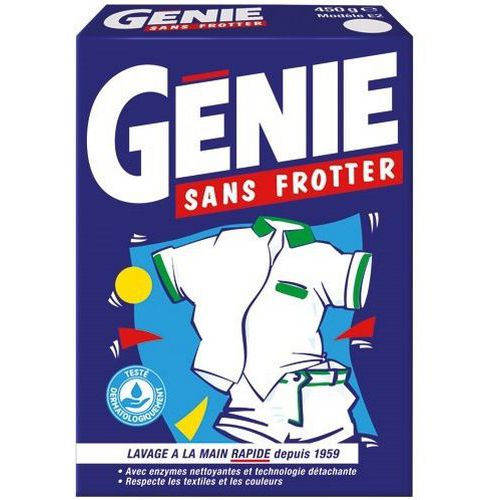 Lessive main sans frotter - 450g - Genie