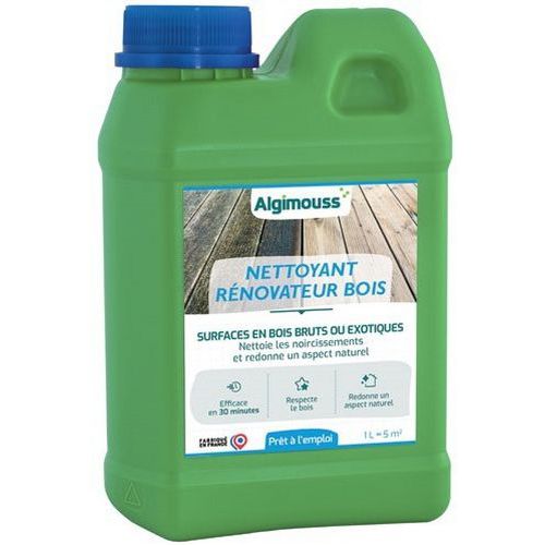 Nettoyant rénovateur bois - 1l - Algimouss